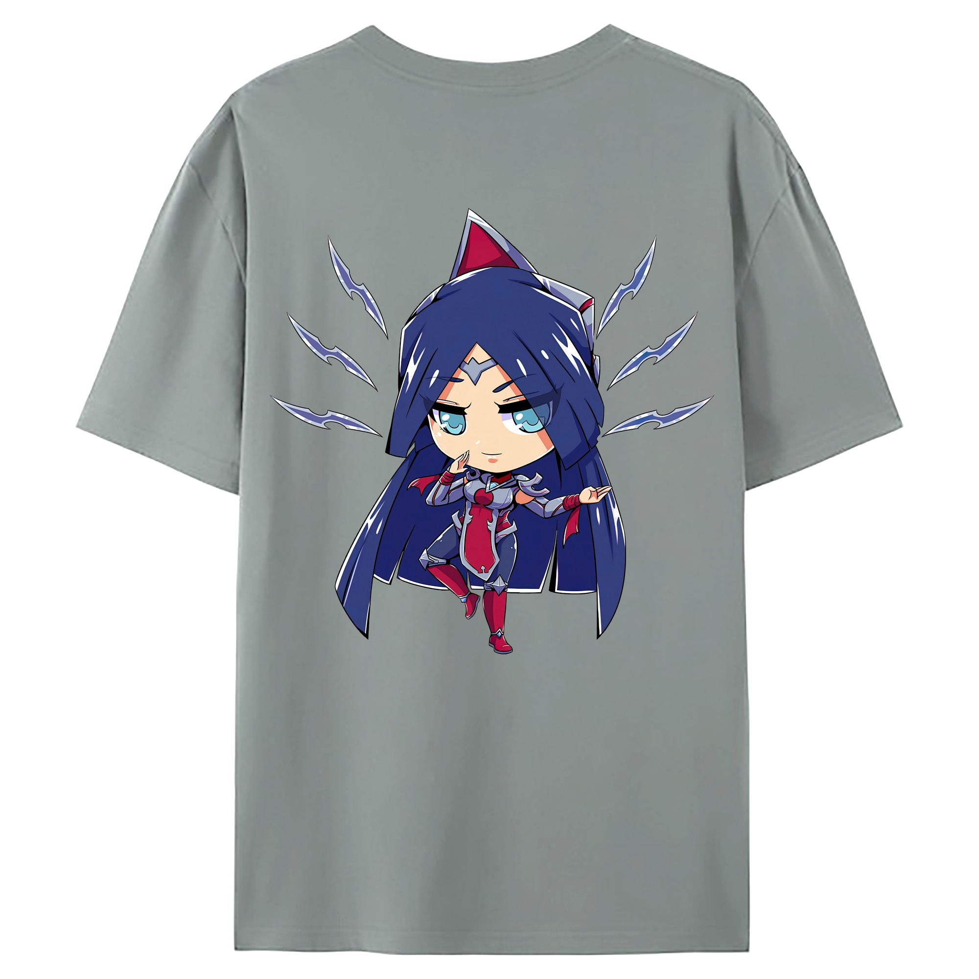 （画像用） リーグ・オブ・レジェンド League of Legends LOL 綿100％ メンズ半袖Tシャツ（バックプリント） 通気性